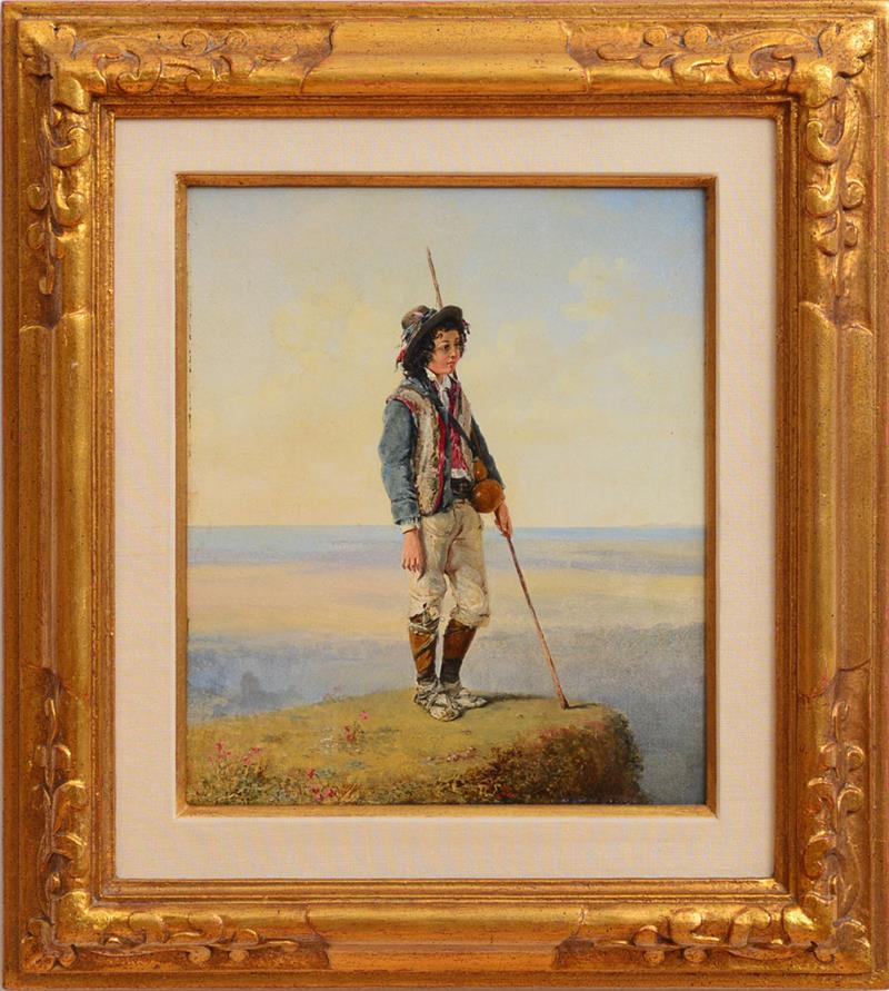 Appraisal: CONRAD WISE CHAPMAN - PEASANT BOY Oil on board signed