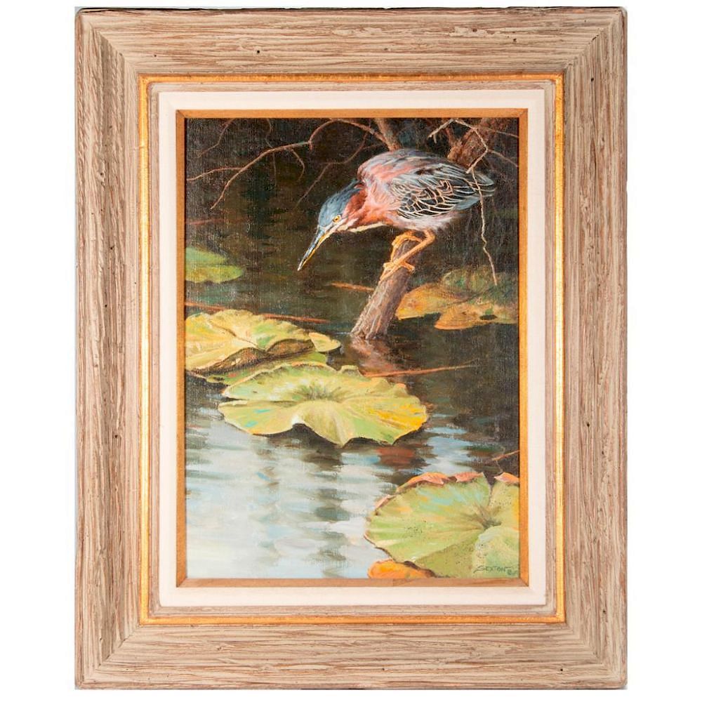 Appraisal: Ray Sexton - Artist Ray Sexton - Title Hunting bird