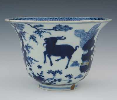 Appraisal: A Chinese Blue and White Bowl Mark and Period of