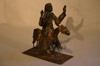 Appraisal: WELDED STEEL SCULPTURE- Christ entering Jerusalem by Walter H Williams