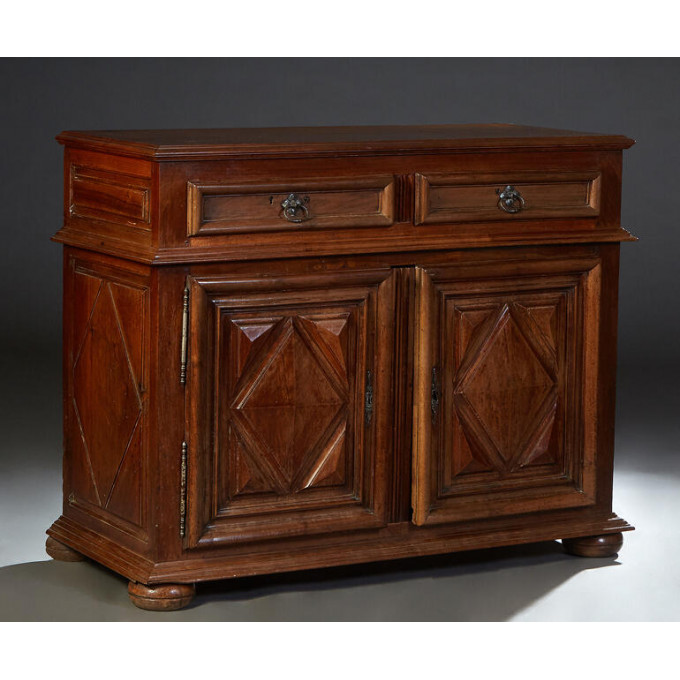 Appraisal: French Provincial Louis XIII Style Carved Walnut Sideboard th c