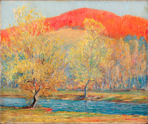 Appraisal: William Otis Swett Jr American - oil on canvas autumn