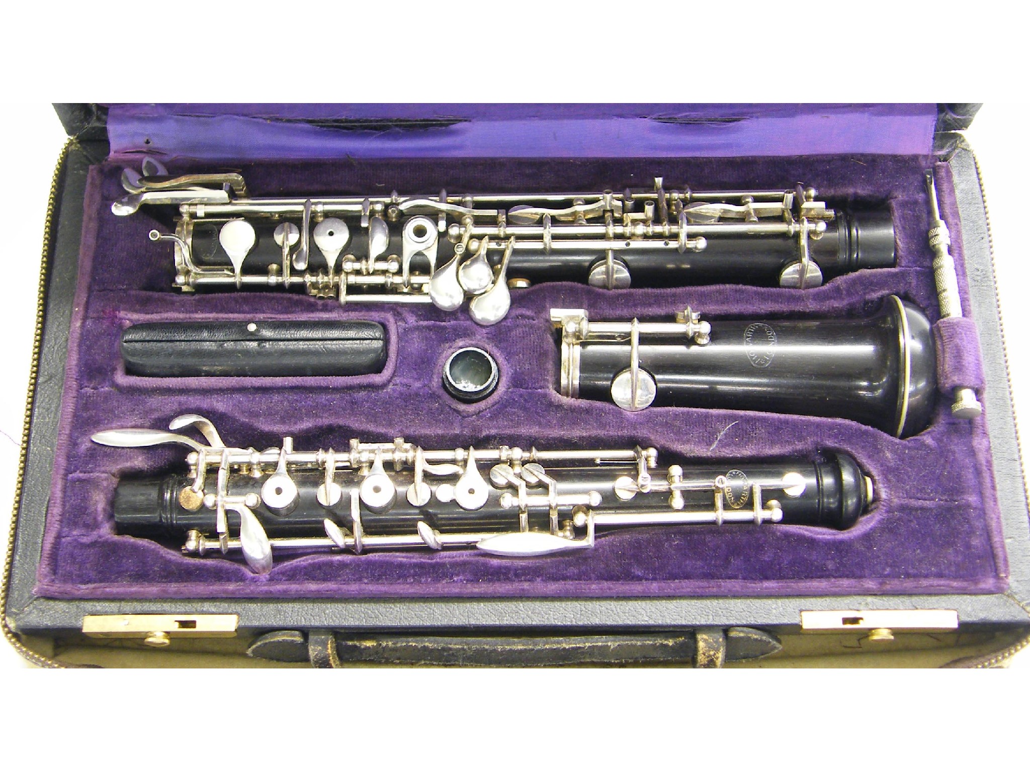 Appraisal: Good Howarth Conservatoire oboe ser no case From the estate