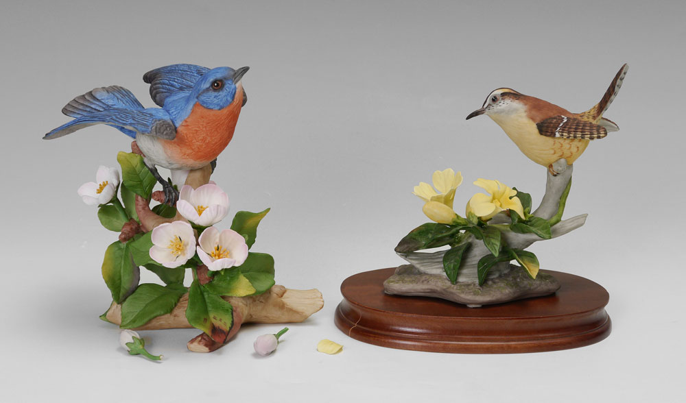 Appraisal: BOEHM PORCELAIN BIRD Eastern Blue Bird '' x '' Carolina