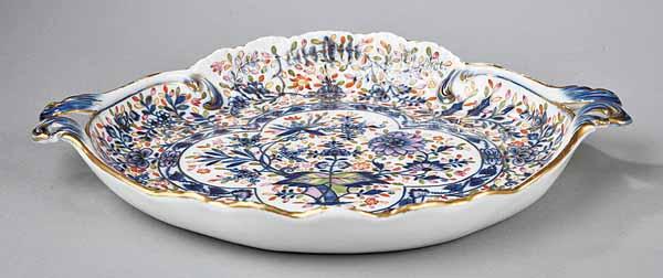 Appraisal: A Meissen Porcelain Tray in the Imari Palette th c