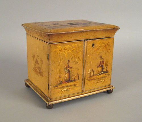 Appraisal: Japanese lacquer dresser box mid th c purportedly given by