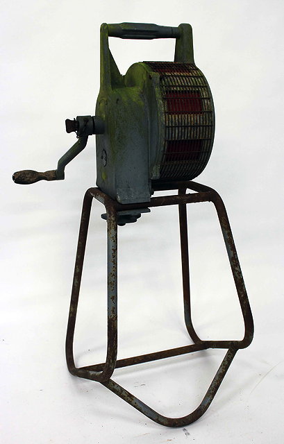 Appraisal: A WORLD WAR II GREY PAINTED AIR RAID SIREN and