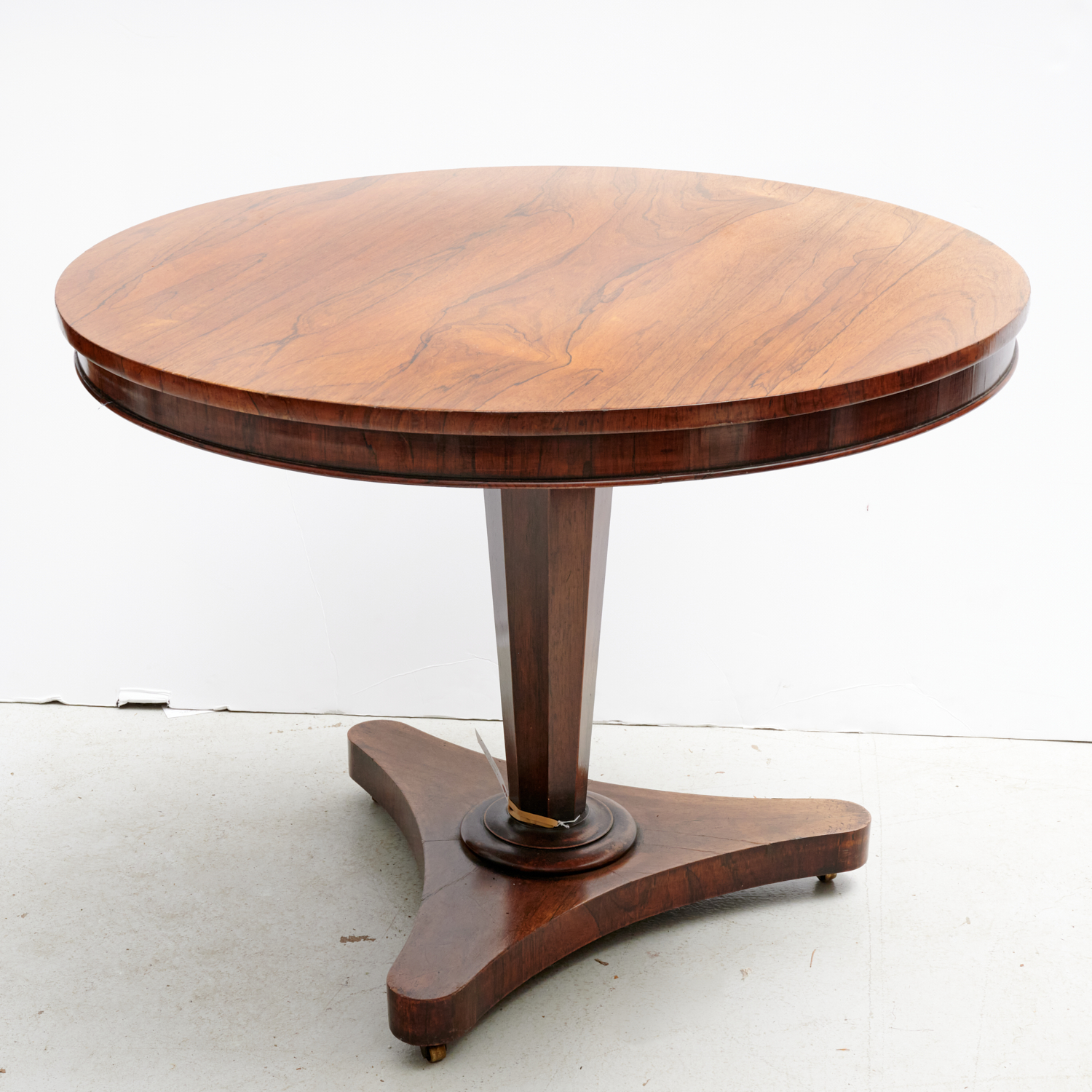 Appraisal: NICE REGENCY STYLE ROSEWOOD TILT TOP TABLE th th c