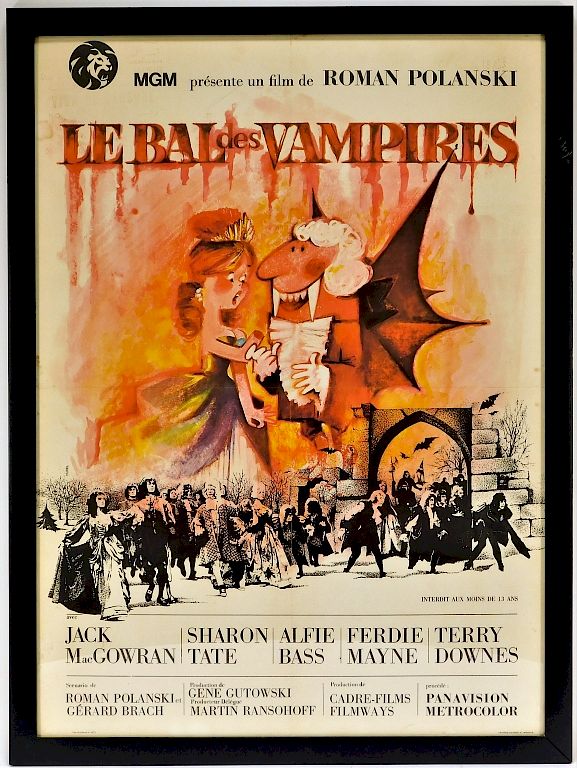 Appraisal: Roman Polanski Le Bal des Vampires Movie Poster France French