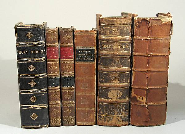 Appraisal: BIBLES - TH C TRANSLATIONS books including The Holy Bible