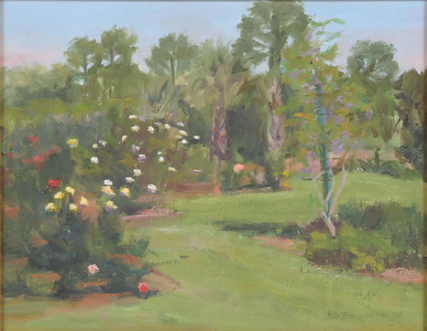 Appraisal: Jim Brundage American th century summer landscape oil on canvas