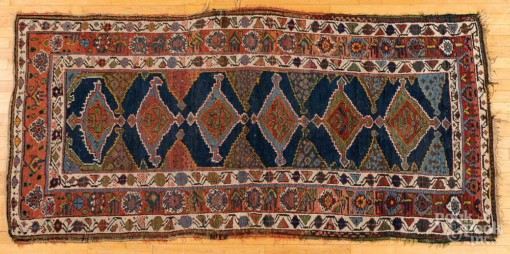 Appraisal: Caucasian carpet early th c Caucasian carpet early th c