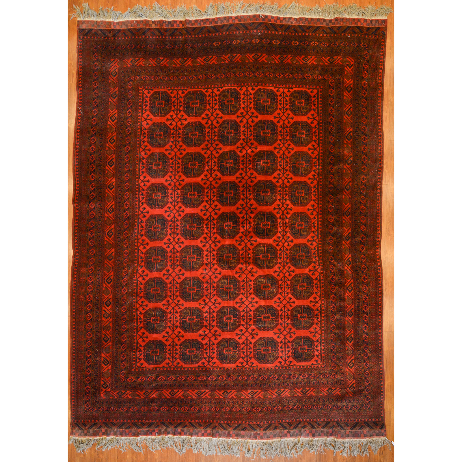 Appraisal: BOKHARA CARPET AFGHANISTAN X Third quarter- th century hand-knotted wool