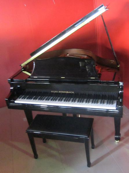 Appraisal: AN ALEX STEINBACH EBONY BABY GRAND PIANO MARKED IMPERIAL GERMAN