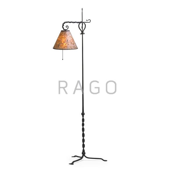 Appraisal: SAMUEL YELLIN Adjustable floor lamp Condition Report Original mica overall