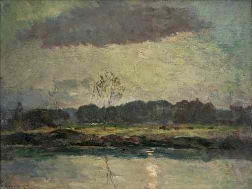 Appraisal: Albert Marie LebourgPaysage de Rivi resigned lower left and dated