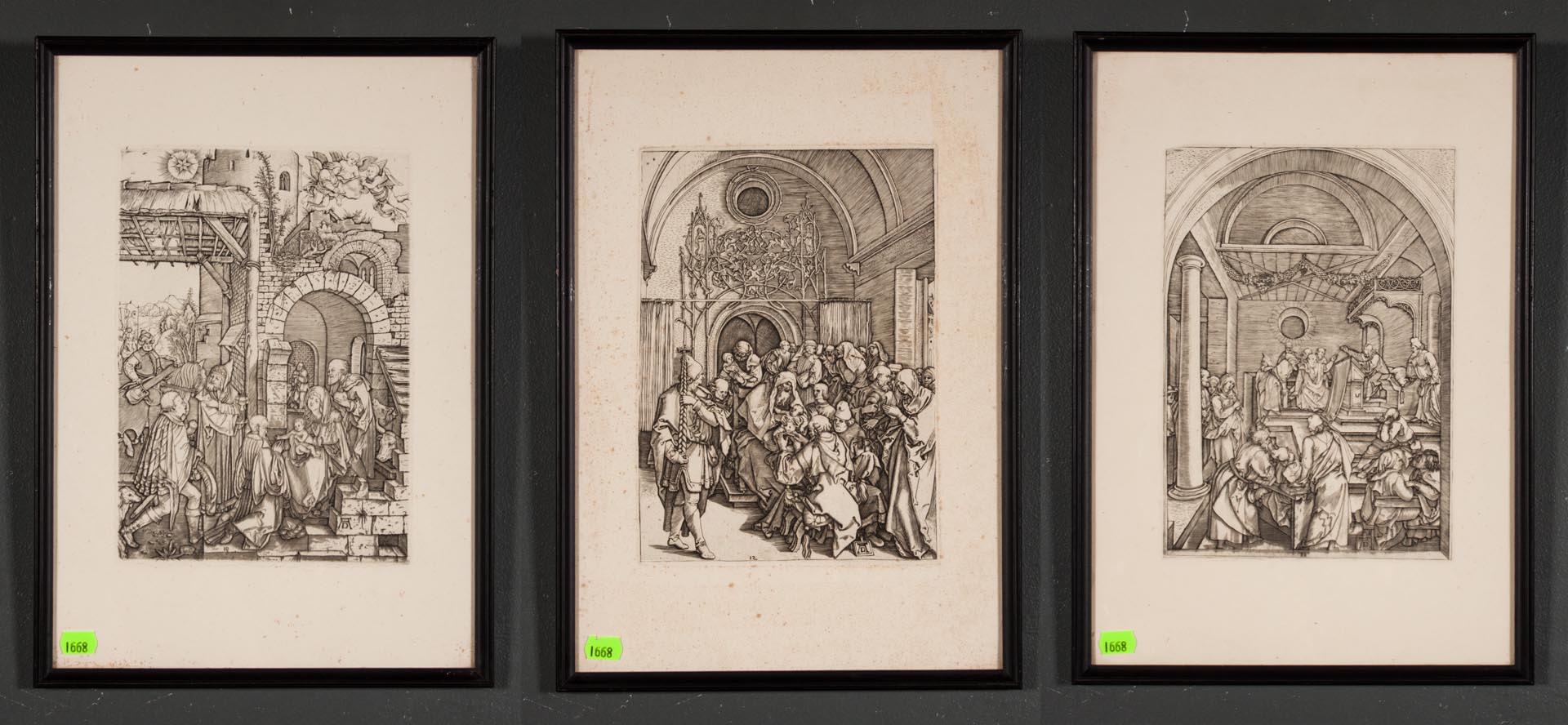 Appraisal: Albrecht Durer Group of restrike woodcuts German - Each restruck