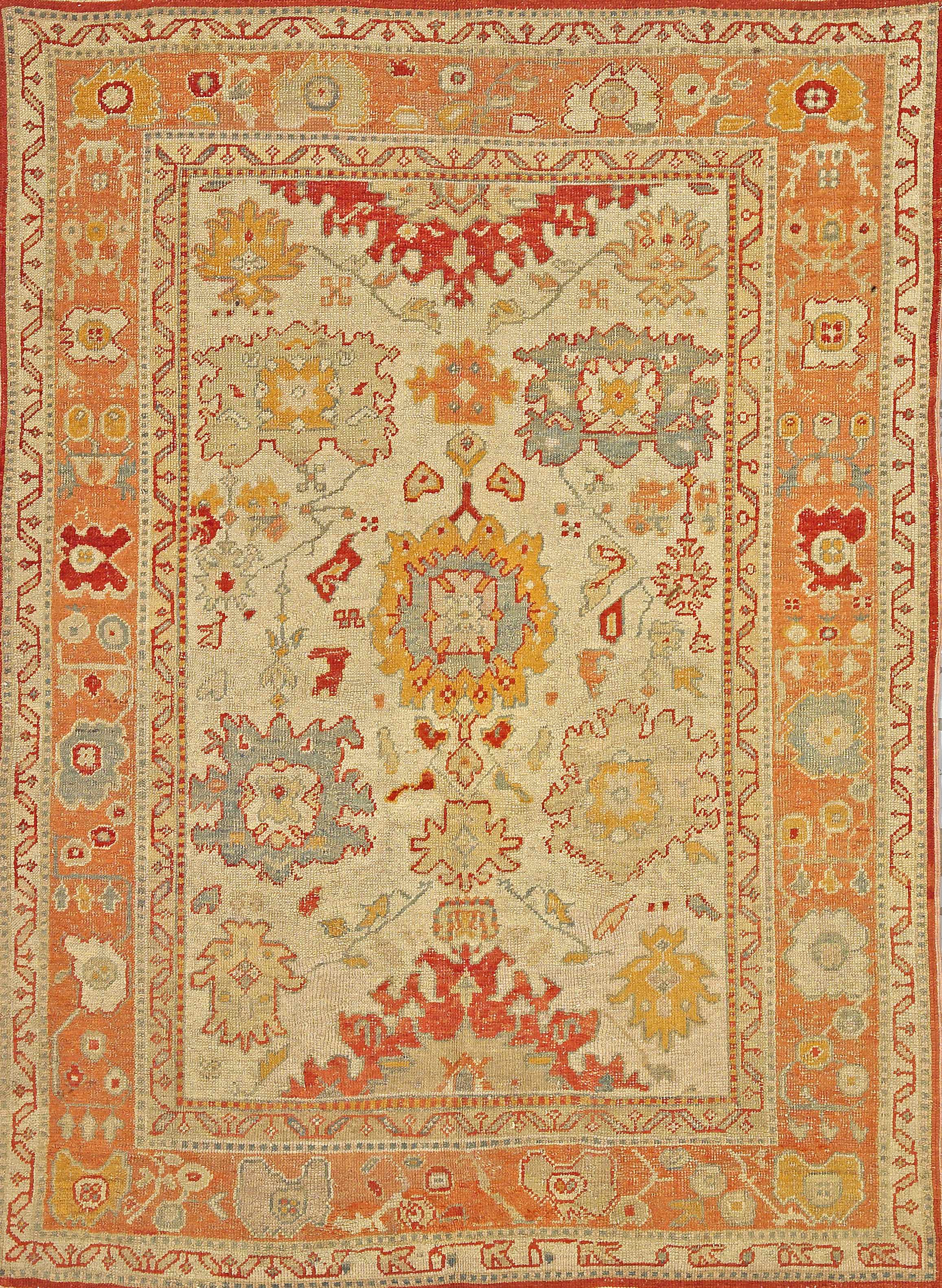 Appraisal: An Oushak carpet West Anatolialate th centurysize approximately ft x