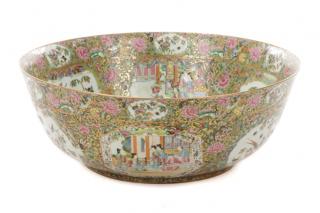 Appraisal: Very Fine Palatial Thousand Butterfly Center Bowl A very fine