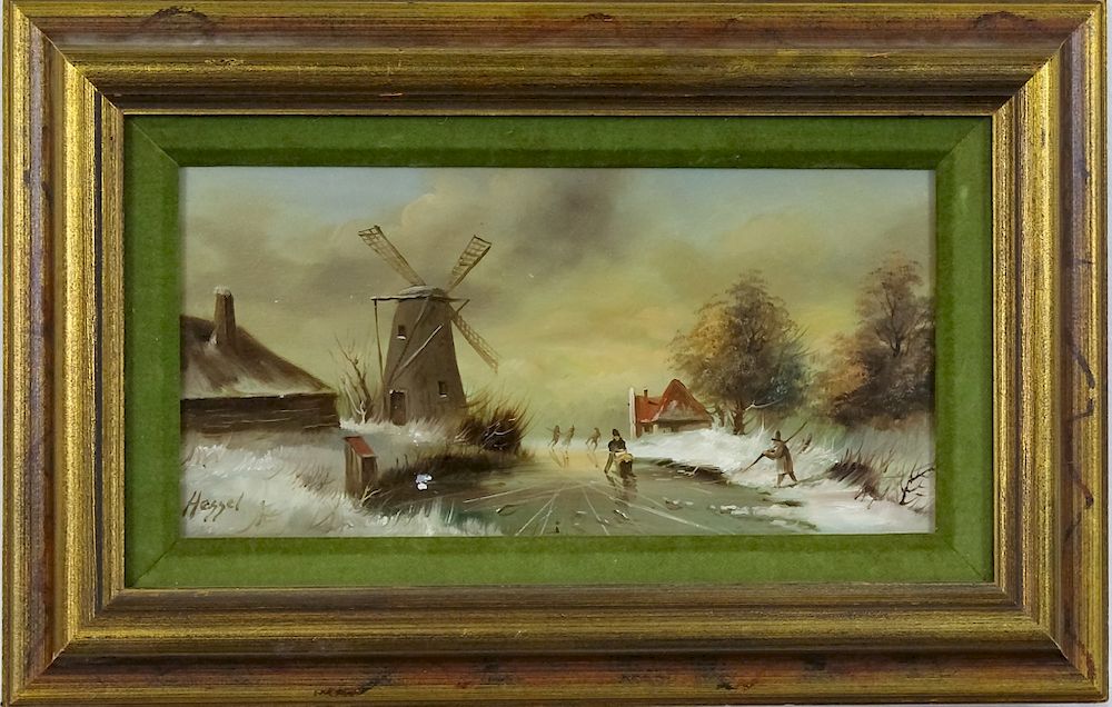 Appraisal: Jan Hessell b Dutch Oil On Panel Painting Jan Hessell