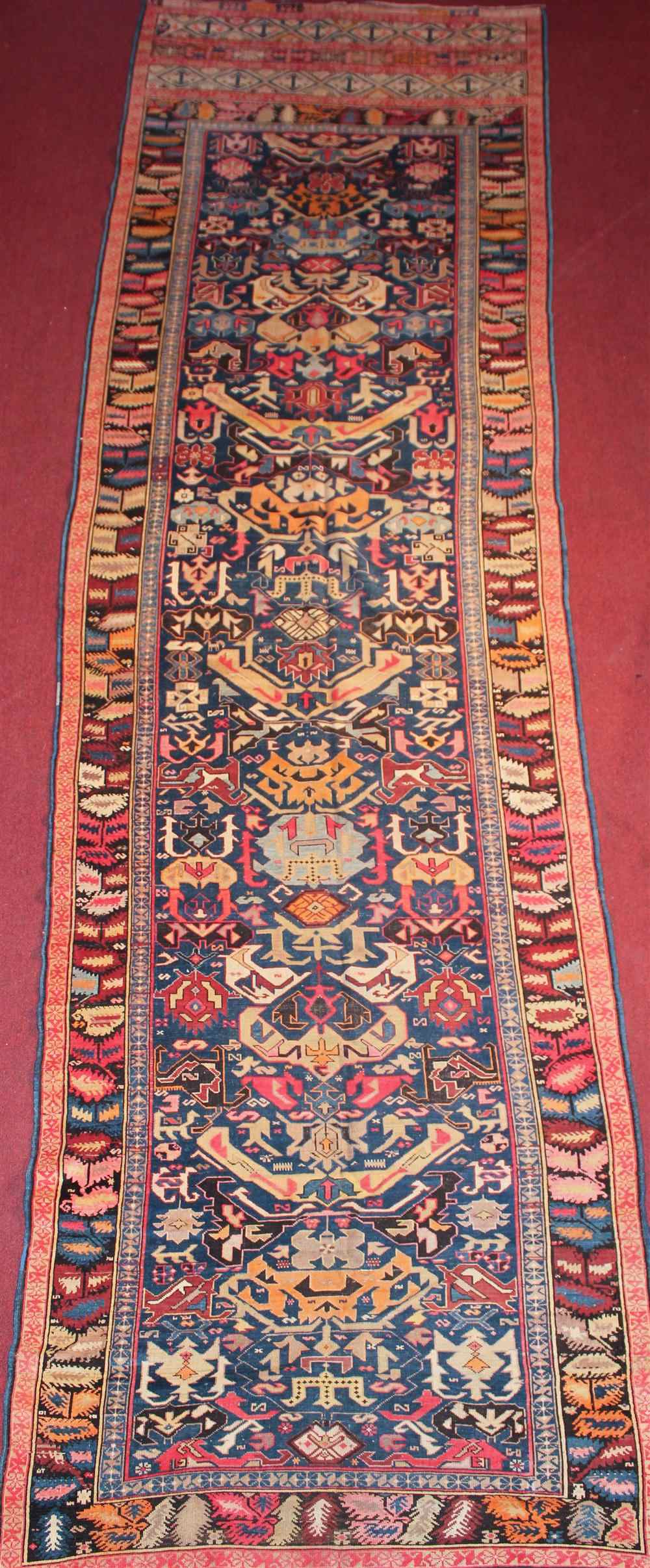 Appraisal: RUSSIAN SHIRRAN RUG approx ' '' x ' '' retail