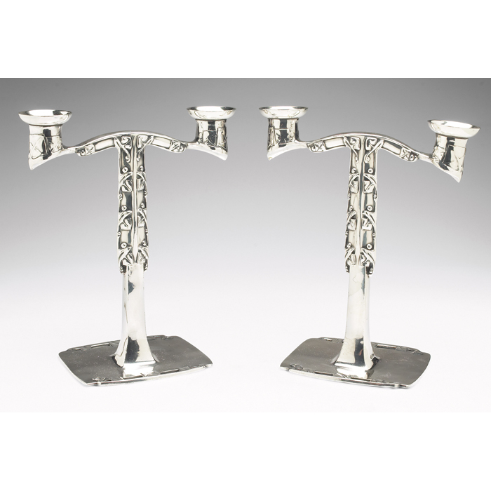 Appraisal: Jennings Brothers candelabras pair American c after a Liberty Co