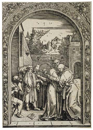 Appraisal: ALBRECHT D RER Joachim and Anna at the Golden Gate