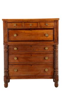 Appraisal: American Classical Maple Chest of Drawers American New York Ohio