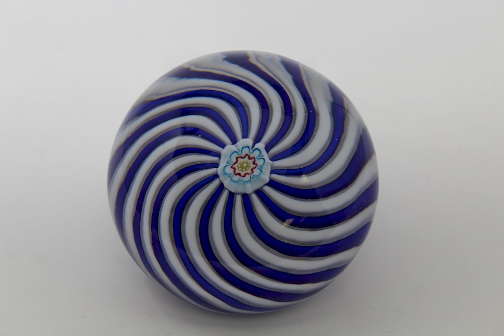 Appraisal: Antique Clichy Swirl Paperweight Antique Clichy Swirl Paperweight The clear