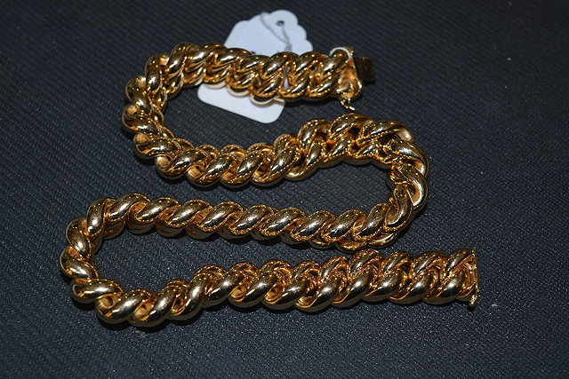 Appraisal: ct gold braceletof close chain link form grams