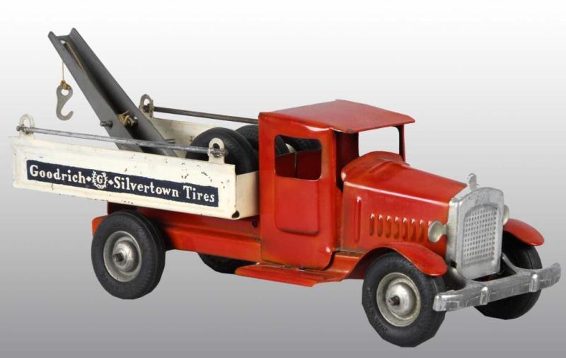 Appraisal: Pressed Steel Metalcraft Goodrich Service Truck Description American Original boom