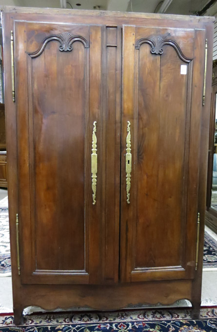 Appraisal: LOUIS XV NORMANDY ARMOIRE French th century a -door walnut