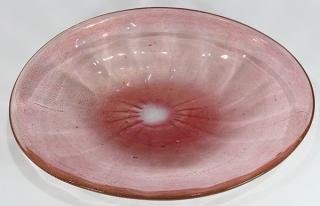 Appraisal: Italian Murano glass platter Italian Murano glass platter circa having