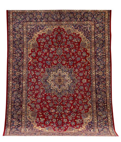 Appraisal: Persian Isfahan Carpet ' x '