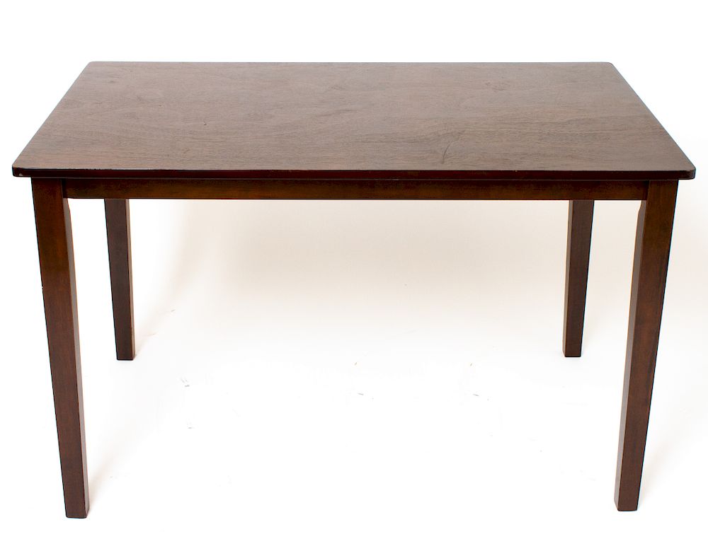 Appraisal: Mid-Century Modern Mahogany Dining Table Mid-century modern mahogany dining table