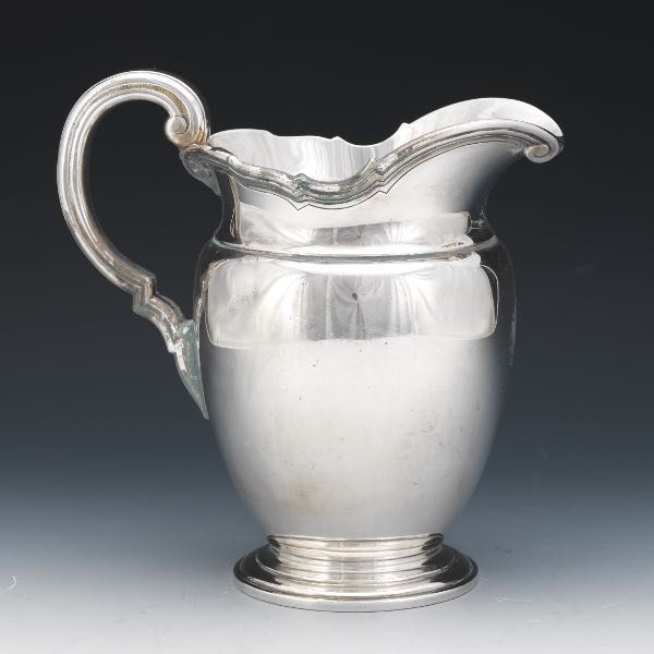 Appraisal: TIFFANY CO STERLING SILVER WATER PITCHER x x Heavy cast