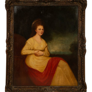 Appraisal: Manner of George Romney th th century Portrait of a