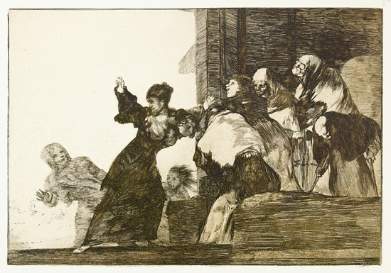 Appraisal: FRANCISCO JOS DE GOYA Disparate Pobre Aquatint and etching x