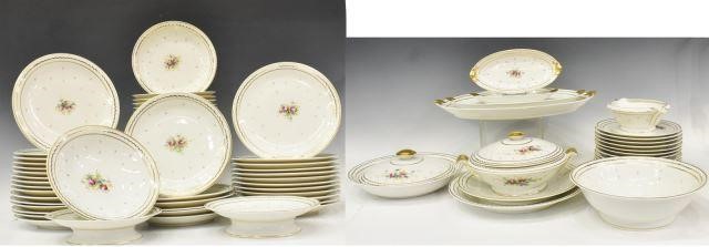 Appraisal: lot of French Limoges porcelain dinner service early th c