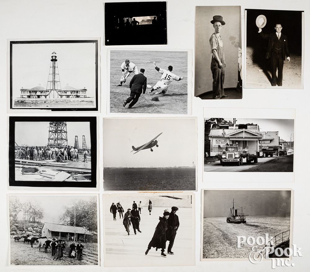 Appraisal: Eleven photographs Eleven photographs to include a press photo of