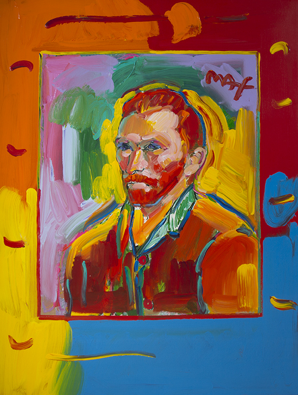 Appraisal: MAX Peter German - Portrait of Van Gogh Mixed Media