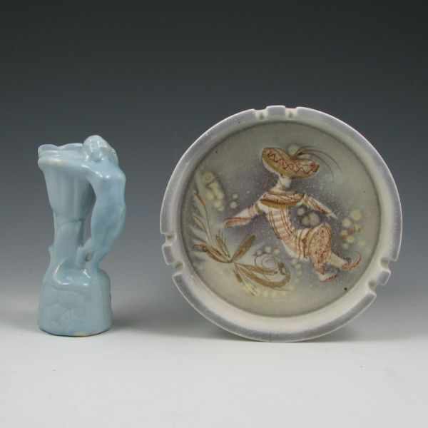 Appraisal: Two pieces of art pottery including a '' Sascha Brastoff