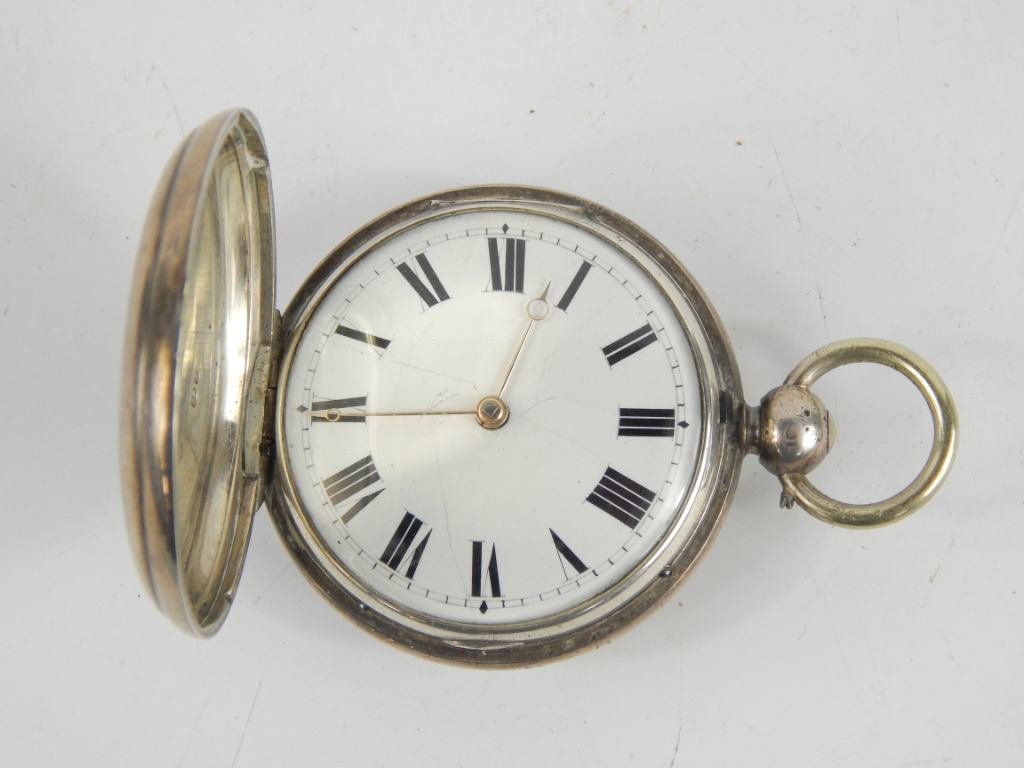 Appraisal: A George VI silver hunting cased gentleman's pocket watch key