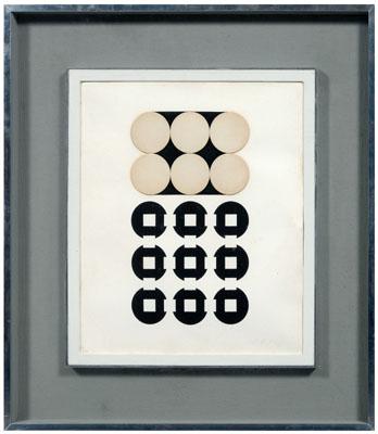 Appraisal: Victor Vasarely screen print collage French Hungarian - Procion edition