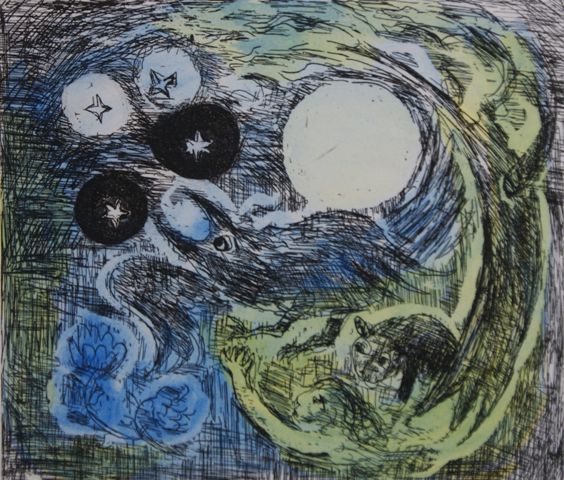 Appraisal: David Boyd born Return of the Stars etching inscribed 'THE