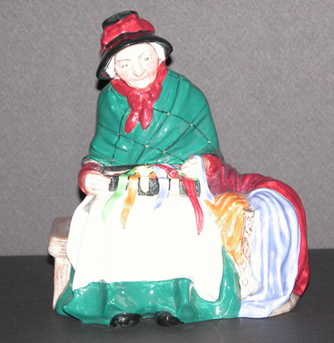 Appraisal: Silks and Ribbons Royal Dalton Figurine th century Unknown x