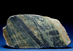 Appraisal: AN INTERESTING MINERALOGICAL SLAB Yukon Territories Canada This slab originates