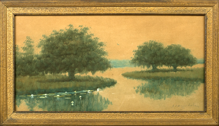 Appraisal: Alexander John Drysdale American New Orleans - Louisiana Bayou with