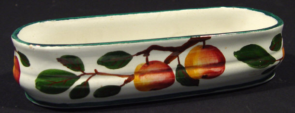 Appraisal: Wemyss rectangular dish hand painted with fruit T Goode stamp