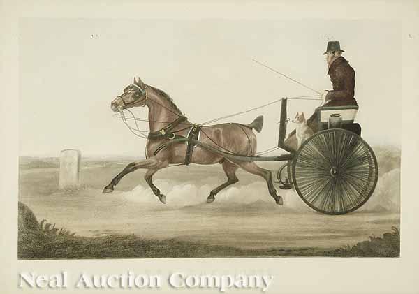 Appraisal: British School c - a pair of prints of horses